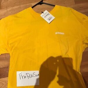 JACQUEMUS - Yellow 'Le T-Shirt' T-Shirt – Worn once  - Size XL